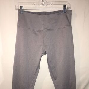 Mondetta Women's Gray Chevron Wide Elastic Waistband Leggings Size Medium